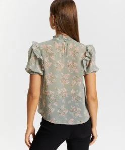 Atmos&Here Jenna High Neck Blouse Sage Floral -Deals The Style Setters Store http3A2F2Fstatic.theiconic.com .au2Fp2Fatmos here 3860 0727331 3