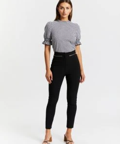 Atmos&Here Jacinta Shirred Sleeve Top Black Gingham -Deals The Style Setters Store http3A2F2Fstatic.theiconic.com .au2Fp2Fatmos here 3891 6627331 5