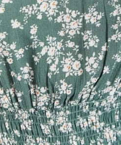 Atmos&Here Maria Shirred Waist Top Green Floral -Deals The Style Setters Store http3A2F2Fstatic.theiconic.com .au2Fp2Fatmos here 3916 5727331 6