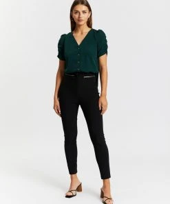 Atmos&Here Trinny Gathered Sleeve Shirt Forest Green -Deals The Style Setters Store http3A2F2Fstatic.theiconic.com .au2Fp2Fatmos here 4040 4627331 5