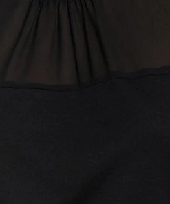 Atmos&Here Grace Contrast Chiffon Neck Blouse Black -Deals The Style Setters Store http3A2F2Fstatic.theiconic.com .au2Fp2Fatmos here 4128 6379921 6