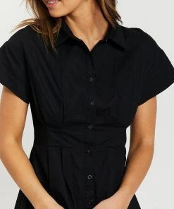 Atmos&Here Vera Midi Dress Black -Deals The Style Setters Store http3A2F2Fstatic.theiconic.com .au2Fp2Fatmos here 4535 6012231 4