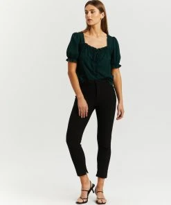Atmos&Here Sharon Puff Sleeve Blouse Forest Green -Deals The Style Setters Store http3A2F2Fstatic.theiconic.com .au2Fp2Fatmos here 5563 6329531 5