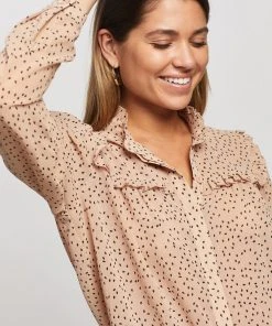 Atmos&Here Romi Shirt Pink Spot -Deals The Style Setters Store http3A2F2Fstatic.theiconic.com .au2Fp2Fatmos here 5606 3052711 4