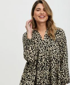 Atmos&Here Eira Blouson Sleeve Blouse Animal Print -Deals The Style Setters Store http3A2F2Fstatic.theiconic.com .au2Fp2Fatmos here 5778 4236721 4