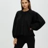 Atmos&Here Astrid Tie Neck Blouse Black