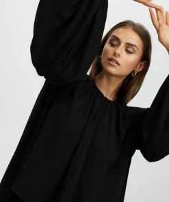 Atmos&Here Astrid Tie Neck Blouse Black -Deals The Style Setters Store http3A2F2Fstatic.theiconic.com .au2Fp2Fatmos here 5799 7885821 4