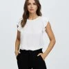 Atmos&Here Frida Frill Sleeve Blouse White