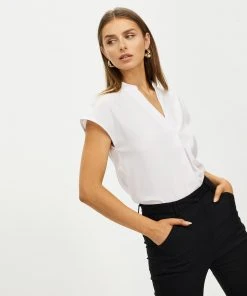 Atmos&Here Alison Centre Fold Blouse White -Deals The Style Setters Store http3A2F2Fstatic.theiconic.com .au2Fp2Fatmos here 5900 5519531 4