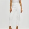 Atmos&Here Kylie Ankle Grazer Pants White