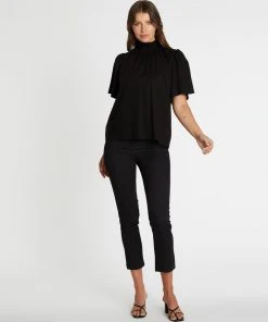 Atmos&Here Kenya High Neck Linen Blend Blouse Black -Deals The Style Setters Store http3A2F2Fstatic.theiconic.com .au2Fp2Fatmos here 6329 9267331 5