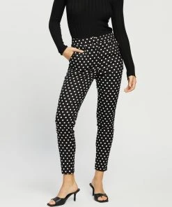 Atmos&Here Kitty Polkadot Pants Black & White Polkadot
