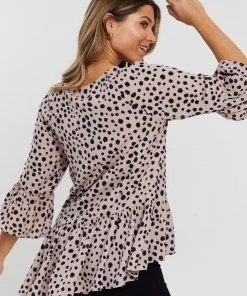 Atmos&Here Tori Blouse Pink Mixed Polka Dot -Deals The Style Setters Store http3A2F2Fstatic.theiconic.com .au2Fp2Fatmos here 7152 841198 4