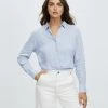 Atmos&Here Sorrento Linen Shirt Soft Blue
