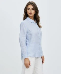 Atmos&Here Sorrento Linen Shirt Soft Blue -Deals The Style Setters Store http3A2F2Fstatic.theiconic.com .au2Fp2Fatmos here 7846 529409 2