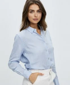 Atmos&Here Sorrento Linen Shirt Soft Blue -Deals The Style Setters Store http3A2F2Fstatic.theiconic.com .au2Fp2Fatmos here 7875 529409 4