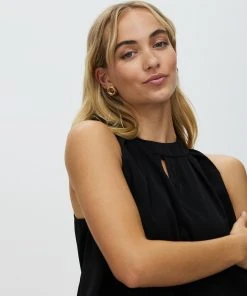Atmos&Here Jaclyn High Neck Blouse Black -Deals The Style Setters Store http3A2F2Fstatic.theiconic.com .au2Fp2Fatmos here 7953 5065341 4