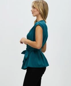 Atmos&Here Rita Pleat Front Blouse Teal Green -Deals The Style Setters Store http3A2F2Fstatic.theiconic.com .au2Fp2Fatmos here 8141 5008141 2
