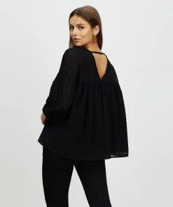 Atmos&Here Cynthia Dobby Textured Top Black -Deals The Style Setters Store http3A2F2Fstatic.theiconic.com .au2Fp2Fatmos here 8334 5136721 3