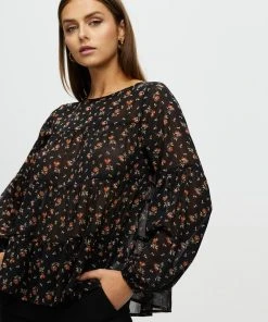 Atmos&Here Sofia Tiered Blouse Black Floral -Deals The Style Setters Store http3A2F2Fstatic.theiconic.com .au2Fp2Fatmos here 8385 5536721 4