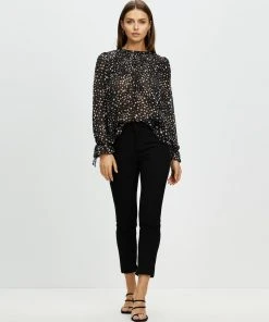 Atmos&Here Gracia Blouson Sleeve Blouse Black Animal -Deals The Style Setters Store http3A2F2Fstatic.theiconic.com .au2Fp2Fatmos here 8449 0436721 5