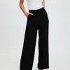 Atmos&Here Adele Recycled Wide Leg Pants Black