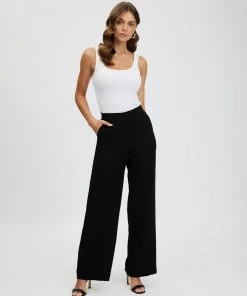 Atmos&Here Adele Recycled Wide Leg Pants Black -Deals The Style Setters Store http3A2F2Fstatic.theiconic.com .au2Fp2Fatmos here 8547 0065331 5