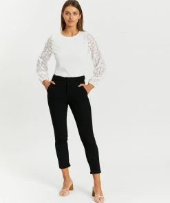 Atmos&Here Belle Lace Contrast Sleeve Top White -Deals The Style Setters Store http3A2F2Fstatic.theiconic.com .au2Fp2Fatmos here 8799 0479921 5