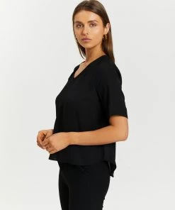 Atmos&Here Sophia V-Neck Blouse Black -Deals The Style Setters Store http3A2F2Fstatic.theiconic.com .au2Fp2Fatmos here 8800 9179921 2