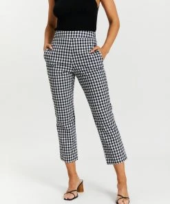 Atmos&Here Elisa Pants Black Check