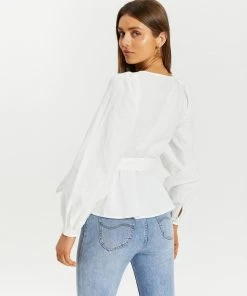 Atmos&Here Kaycee Cotton Puff Sleeve Blouse White -Deals The Style Setters Store http3A2F2Fstatic.theiconic.com .au2Fp2Fatmos here 8902 4504131 3