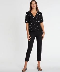 Atmos&Here Claira V-Neck Blouse Black Polkadot -Deals The Style Setters Store http3A2F2Fstatic.theiconic.com .au2Fp2Fatmos here 9141 8719531 5