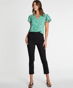 Atmos&Here Imogen Flutter Sleeve Blouse Green Floral -Deals The Style Setters Store http3A2F2Fstatic.theiconic.com .au2Fp2Fatmos here 9164 4129531 5