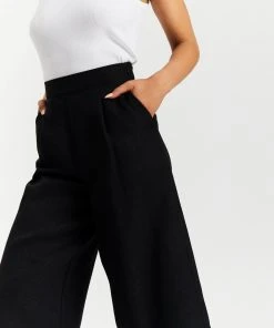 Atmos&Here Taylor Cropped Wide Leg Pants Black -Deals The Style Setters Store http3A2F2Fstatic.theiconic.com .au2Fp2Fatmos here 9357 9446821 4