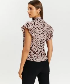 Atmos&Here Harper Tie Neck Blouse Pink Mixed Polka Dot -Deals The Style Setters Store http3A2F2Fstatic.theiconic.com .au2Fp2Fatmos here 9421 2304131 3