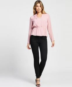 Atmos&Here Katherine Tie Front Blouse Soft Pink -Deals The Style Setters Store http3A2F2Fstatic.theiconic.com .au2Fp2Fatmos here 9432 6588221 5
