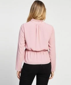 Atmos&Here Katherine Tie Front Blouse Soft Pink -Deals The Style Setters Store http3A2F2Fstatic.theiconic.com .au2Fp2Fatmos here 9457 6588221 3
