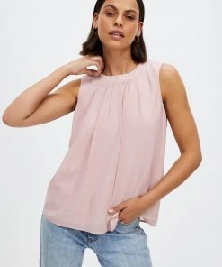 Atmos&Here Dellen Pleat Neck Blouse Blush -Deals The Style Setters Store http3A2F2Fstatic.theiconic.com .au2Fp2Fatmos here 9518 2008141 4
