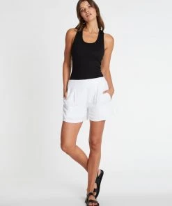 Atmos&Here Millicent Pleat Front Shorts White -Deals The Style Setters Store http3A2F2Fstatic.theiconic.com .au2Fp2Fatmos here 9566 0510231 5