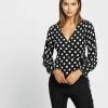 Atmos&Here Stella Wrap Blouse Polkadot