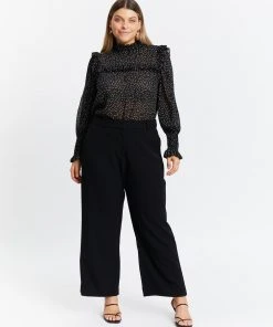 Atmos&Here Curvy Clover Wide Leg Pants Black -Deals The Style Setters Store http3A2F2Fstatic.theiconic.com .au2Fp2Fatmos here curvy 0886 8024131 5