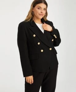 Atmos&Here Curvy Celine Boucle Blazer Black Boucle -Deals The Style Setters Store http3A2F2Fstatic.theiconic.com .au2Fp2Fatmos here curvy 2089 8713031 4