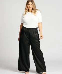Atmos&Here Curvy Sia Pleat Front Wide Leg Pants Black -Deals The Style Setters Store http3A2F2Fstatic.theiconic.com .au2Fp2Fatmos here curvy 3458 2277331 5