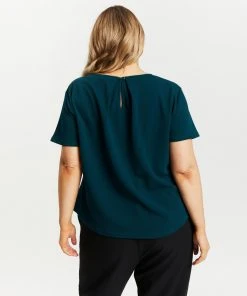 Atmos&Here Curvy Elise Crepe Textured Top Teal -Deals The Style Setters Store http3A2F2Fstatic.theiconic.com .au2Fp2Fatmos here curvy 3967 0160031 3