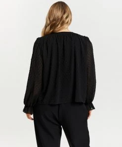 Atmos&Here Curvy Melanie Dobby Blouse Black -Deals The Style Setters Store http3A2F2Fstatic.theiconic.com .au2Fp2Fatmos here curvy 4072 8160031 3
