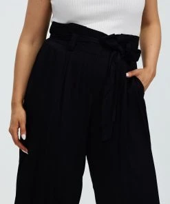 Atmos&Here Curvy Kirsten Tie Waist Pants Black -Deals The Style Setters Store http3A2F2Fstatic.theiconic.com .au2Fp2Fatmos here curvy 5963 1277331 4