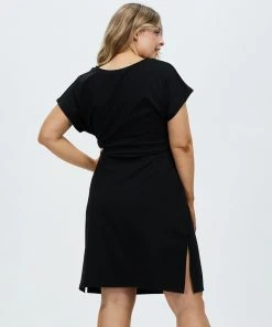Atmos&Here Curvy Skyler Tie Midi Dress Black -Deals The Style Setters Store http3A2F2Fstatic.theiconic.com .au2Fp2Fatmos here curvy 6346 9216341 3