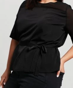 Atmos&Here Curvy Alice Contrast Top Black -Deals The Style Setters Store http3A2F2Fstatic.theiconic.com .au2Fp2Fatmos here curvy 8792 3013521 4