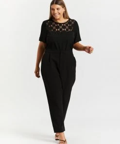 Atmos&Here Curvy Rosie Lace Contrast Top Black -Deals The Style Setters Store http3A2F2Fstatic.theiconic.com .au2Fp2Fatmos here curvy 9854 8696331 5