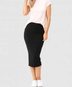 Bamboo Body Nina Bamboo Skirt Black